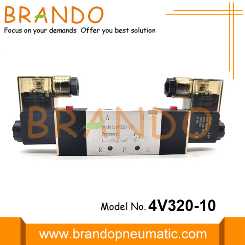 4V320-10 Airtac Type Pneumatische Solenoïde Klep 5/2 Way