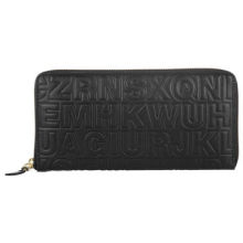 Embossed Leather Wallet, Cow Leather