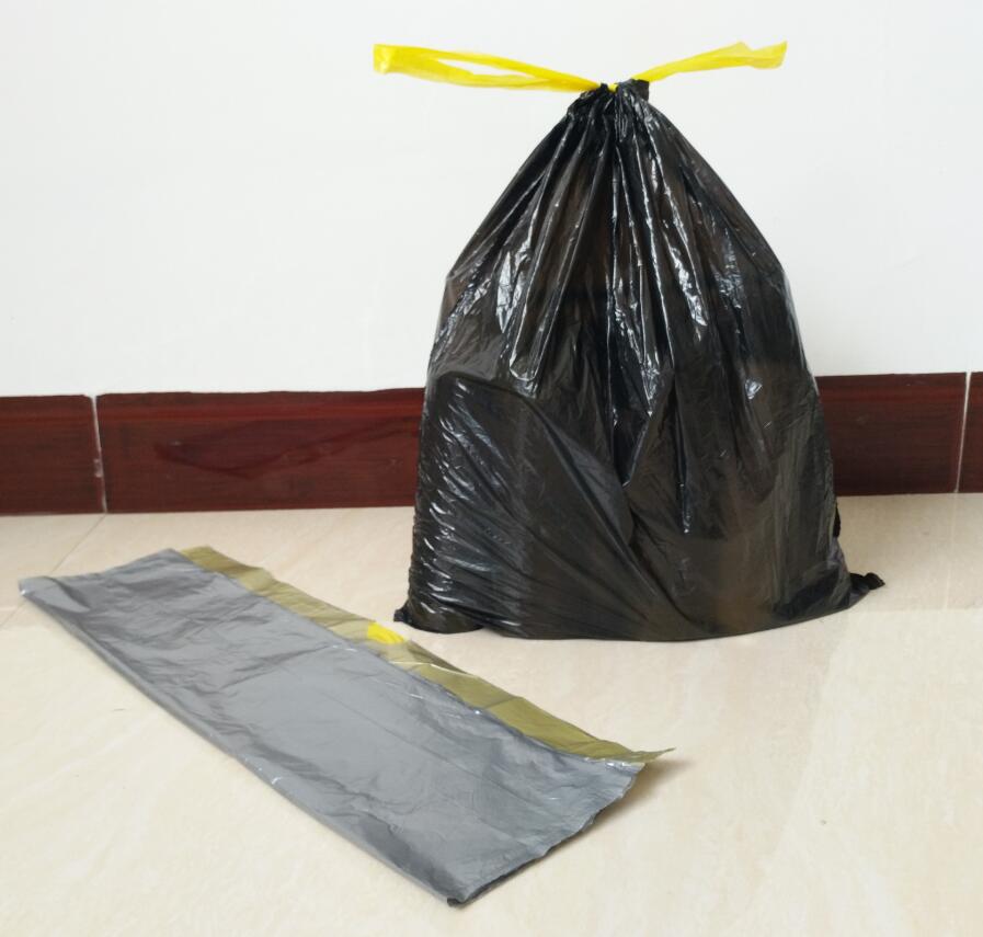 Plastic Drawstring Trash Bag