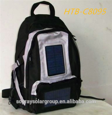 2w solar charger backpack with Li-Polymer battery