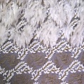 Ivory Feather Lace kantwerk stof