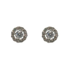 Fashion Round Crystal Earrings