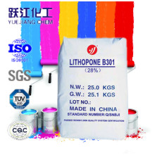 Pigmento blanco Lithopone B301 para revestimiento (Zns 28% Min)