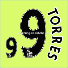 custom cheap iron on numbers numbers sport wear, heat transfer printing on sport numbers