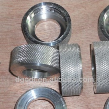 zinc plated steel round knurled wire rope end fittings