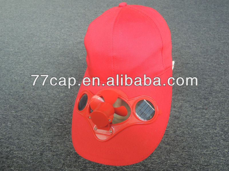 Custom Solar Fan Cap Baseball Cap