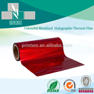 metallized holographic films bopp laminations films