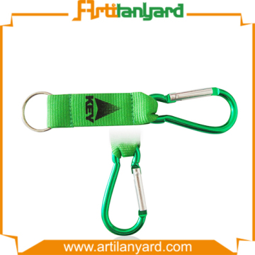 Silk Screen Short Strap with Carabiner Hook