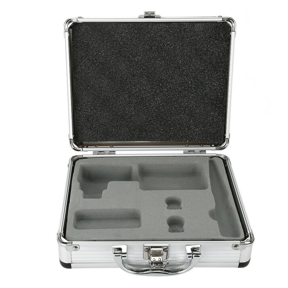 Aluminum Tool Case With Custom Pre-cut Foam Insert For Tattoo Machine Case Storage Carrying Box