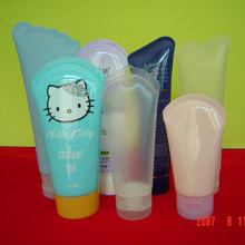 silk screen printing cosmetic tube with the screw top cap