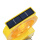 road construction solar traffic barricade warning lights