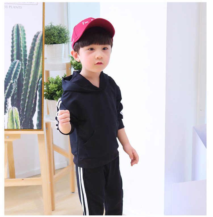 Spring and Autumn Children's Clothing 2pcs 100% Cotton Kids Leisure Sets