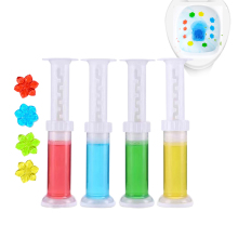 Flower Toilet Bowl Stamp Scented Deodorizer Drops Aromatic Air Freshener