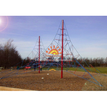 Freistehender Kletterseilnetz-Kletterspielplatz