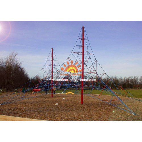 Freistehender Kletterseilnetz-Kletterspielplatz