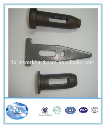 aluminum scaffold concrete wall form wedge bolt, wedge pin, form pin