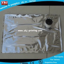 Natural material bag in box with Spout for apple juice