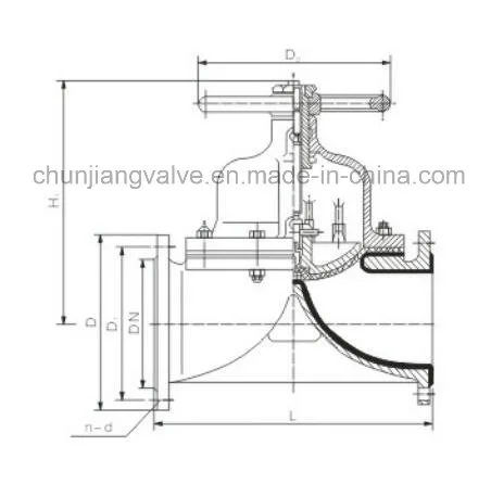 Supply Lining Fluorine Diaphragm Valve