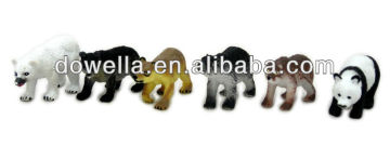 Mini 3D Animal Toy Set,Plastic Animal Toy