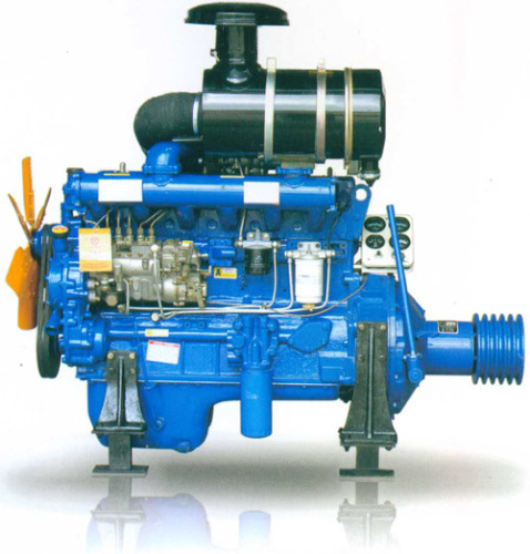 Bosch R6105IZLP 180hp-Diesel-Motor mit Kupplung und Riemenscheibe