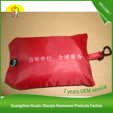 China Factory Customized Size/Logo/Quantity Folding Nylon Tote Bag Fold Up Nylon Bag