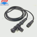 Custom Waterproof LED M16 LTW Connector Cable Assembly