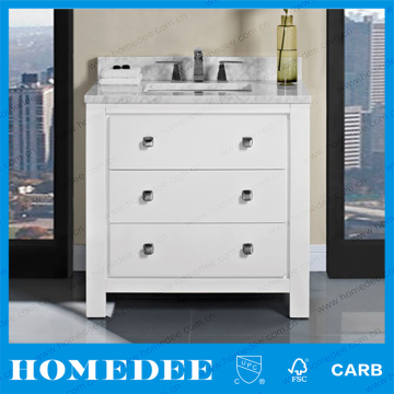 Single Unfinished Oak Wood Bathroom Cabinets Prefab Bathroom Cabinet