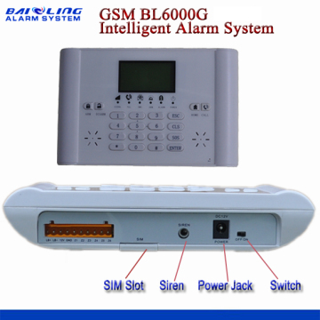 GSM Wireless Alarm System with Wired Sensors