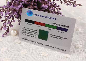 Offset Printed PVC Stress Test Card / Mood Testing Cards fo