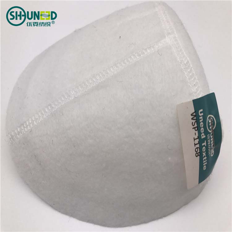 Polyester High Quality Eco-friendly Shoulder Pads for Lady's Suit Wholesale 500 Pairs 100% Polyester Latest Express/air/sea Free