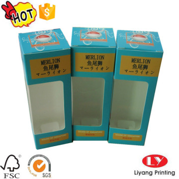 Paper Product Packaging Box with PVC Window