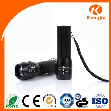 Portable Flashlight Camping Zoom Aluminum Cheap Led Torch Light Emergency Q5 Led FlashLight