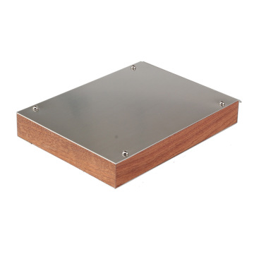 matte finishing wooden side coffee knock box drawer