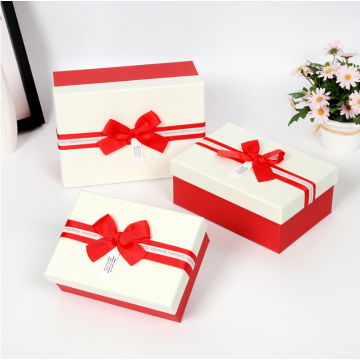 Kotak Kertas Coklat Riben Bow Knot Romantis