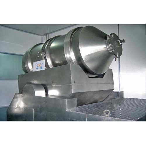 Two-Dimensional Powder Mixer for Mixing Large Volume Solid Materials