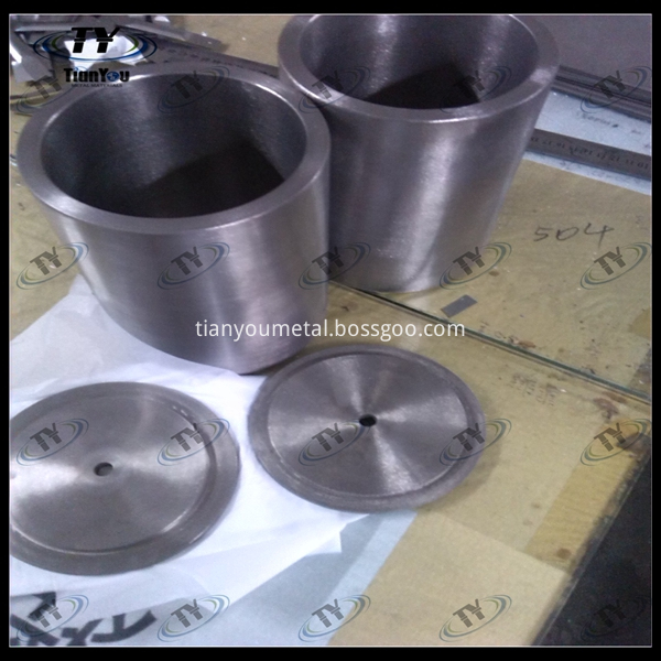 Tunsten crucible sintered