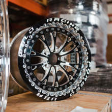 Weld Racing Wheels: 17x10J, 18x12J, and 18x10J Aluminum Car Beadlock Forged Wheels with Negative Offset and 7 Backspace, Engraved Design