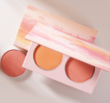 High-Pigment Waterproof Bronzer and Blush Palette: Low MOQ for DIY Makeup Artistry