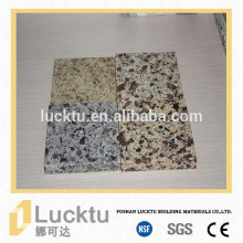 High glossy high density multi color quartz stone slab