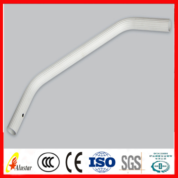 Bended aluminium extrusion profile