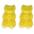 Μόδα Χαριτωμένο Ρητίνη Gummy Bear Μενταγιόν Γυναικεία Κορίτσια Κινούμενα σχέδια Ευρήματα Κοσμήματα DIY Χονδρική 10 * 17mm