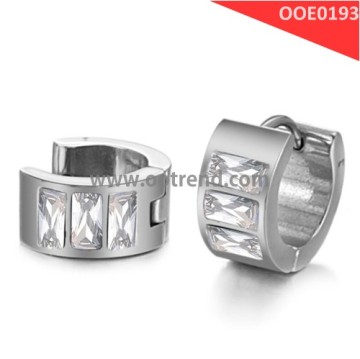 2014 Huggies earring for woman with rhinestone free of allergies