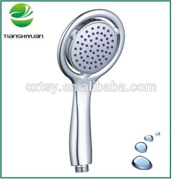 Bathroom rainfall shower sprayer colorful shower head abs transparent plastic hand shower faucet colorful shower