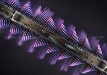 Bridge Waterfall Fountain on Lake