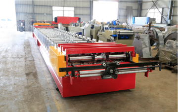 Steel floor plate roll deck making machine metal