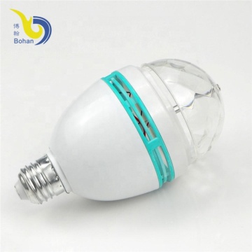 Hot Selling E27 Base LED Disco Light - RGB Rotating LED Bulb