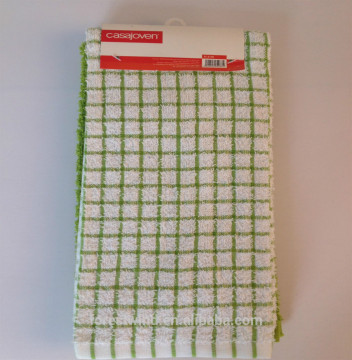 100% cotton wholesale checked kitchen towel