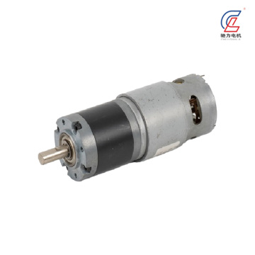DC Motor with Compact Black Gearbox