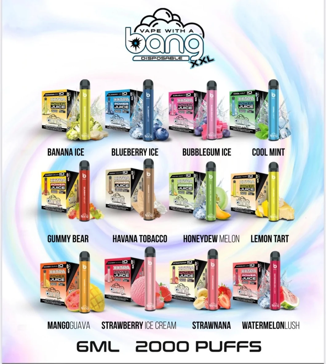 Ousida 16 Flavors Good Taste High Quality Bang XXL Disposable 2000 Puffs