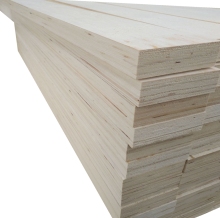 Bleached poplar bed slats